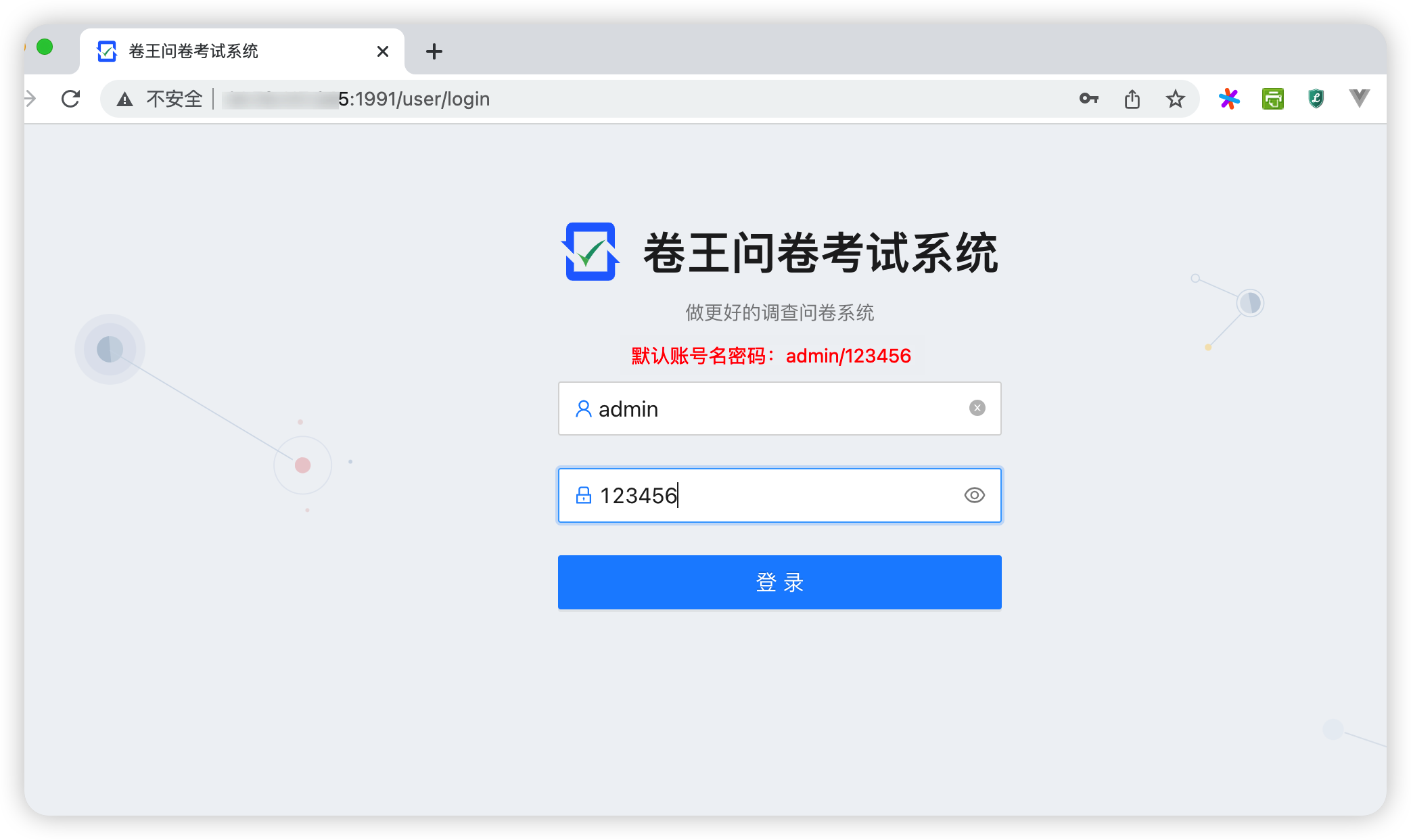 Log into System
